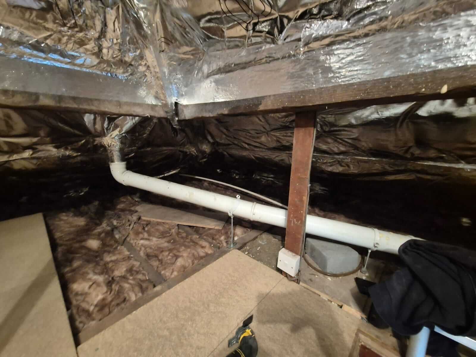 Boarded and insulated loft with storage