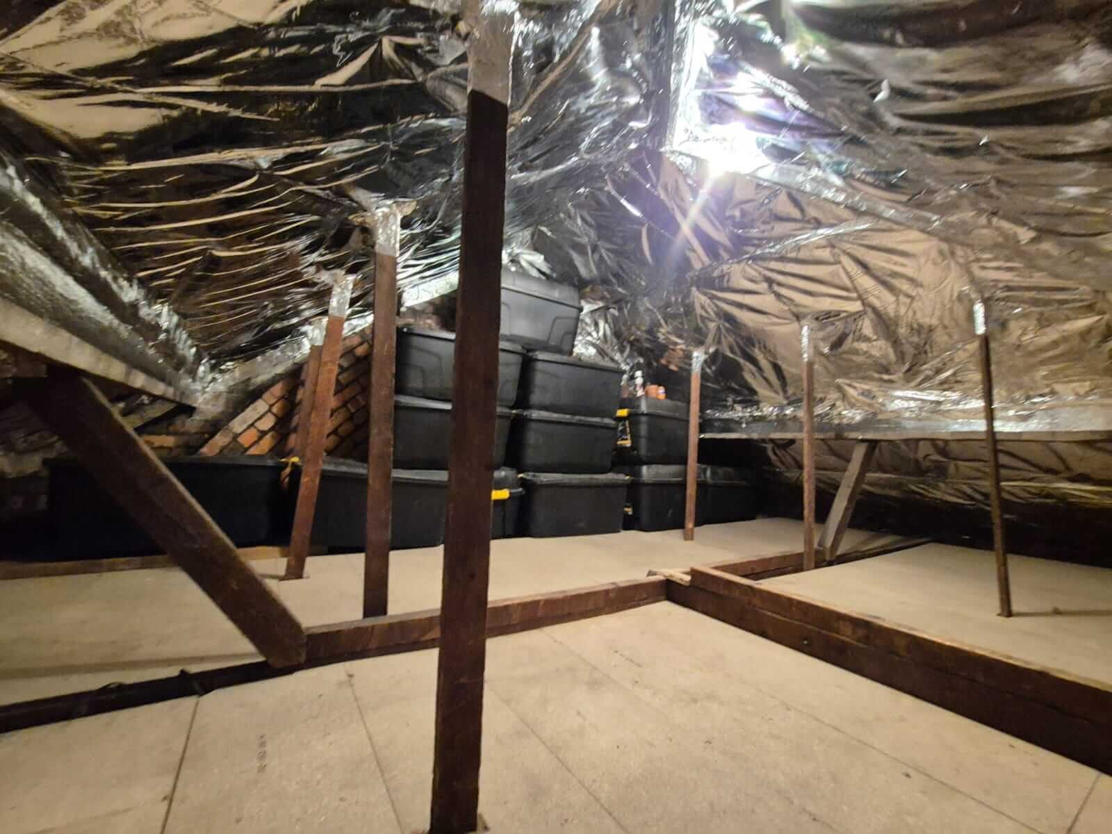 Insulated loft space fitted by Insulate Now