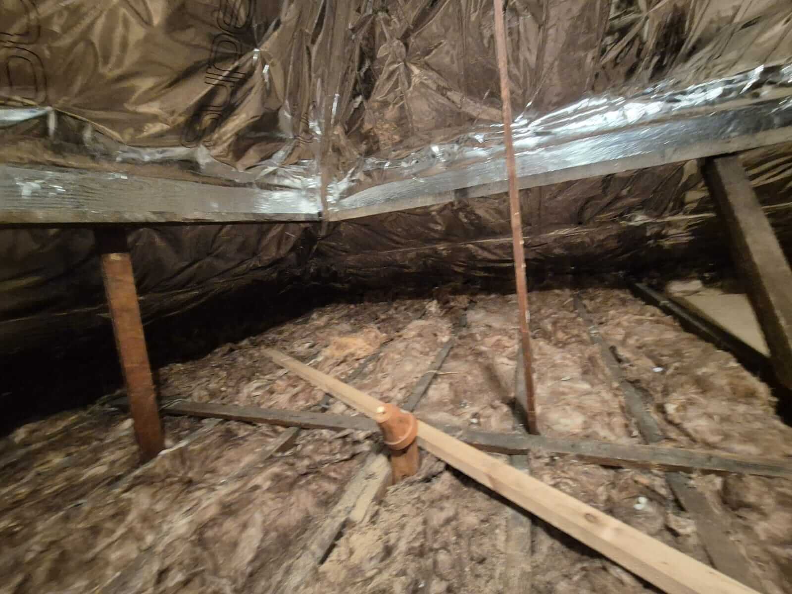 Insulated and boarded loft